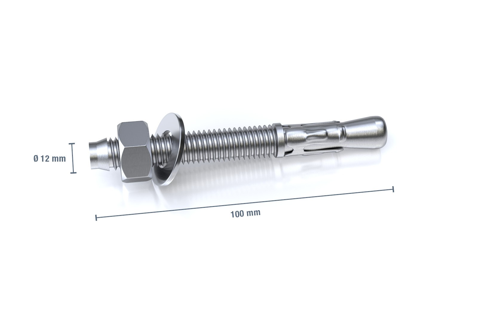 TOX Bolzenanker S-Fix 7 M16x150/33 55, 10 Stück TOX Bolzenanker S-Fix 7 M16x150/33 55, 10 Stück