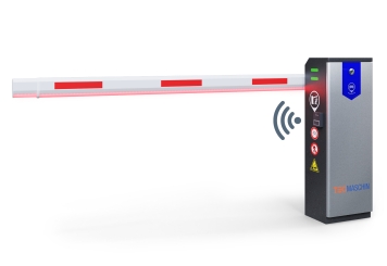 Automatische Elektroschranke, Parkplatzsperre ES3500 mit Crash Protection und LED-Beleuchtung, TecMaschin 