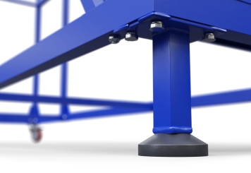 Mobile platform ladder PL300/12, platform height 3.000 mm, 12 steps, TOPREGAL 