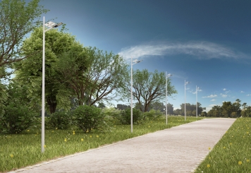 LED solar light SLS50/50, 6.000 K, 8 W, 50 Ah, TecMaschin 