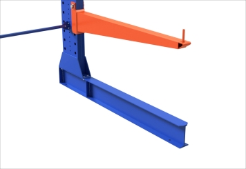3,3 m cantilever rack KR6000 / Painted / One-sided / 5 m high / 150 cm cantilever depth / 5 levels 
