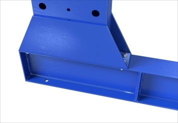 3,3 m cantilever rack KR6000 / Painted / One-sided / 5 m high / 150 cm cantilever depth / 5 levels 