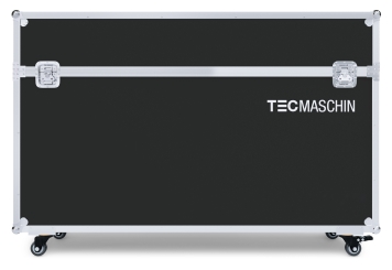 Totem numérique mobile DKS-LED65 avec boîte de transport, 65 in écran, Android 13, Noir, 870 mm x 450 mm x 1.555 mm, TecMaschin 