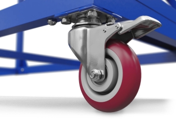 Mobile platform ladder PL300/12, platform height 3.000 mm, 12 steps, TOPREGAL 